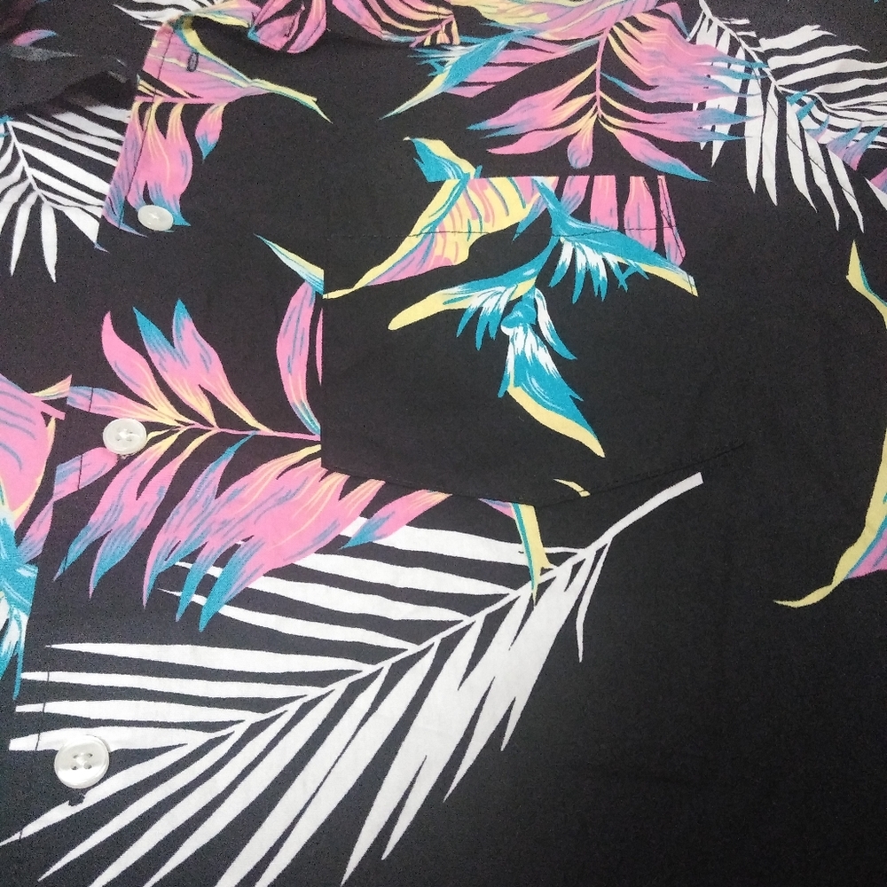 Original Use Floral Print Button Up Shirt - Picture 6 of 6